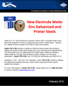 New Electrode Welds Zinc Galvanized and Primer Steels